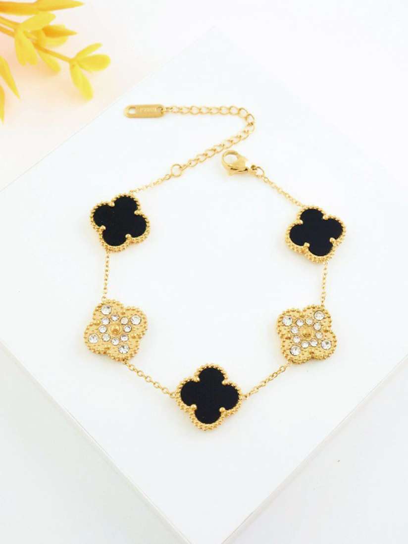 Zirconia Clover Bracelet