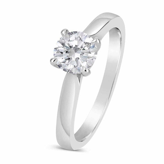 Elegant Stone Silver Ring